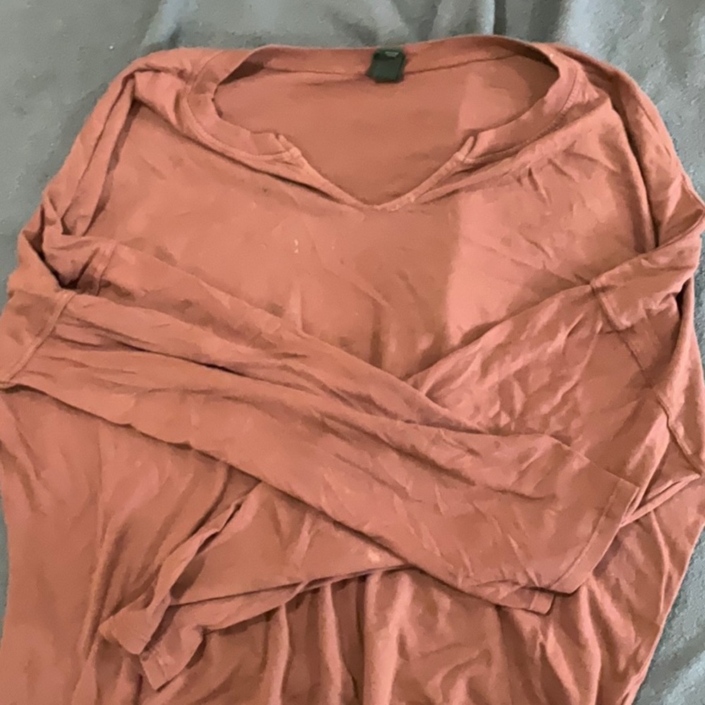 Wild Fable Pink Long Sleeve Relaxed T-Shirt